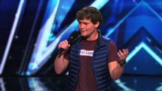 Drew Lynch - Stuttering Comedian r - America's Got Talent 2015 Audition