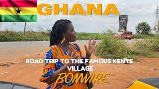 ROAD TRIP TO BONWIRE or KENTE VILLAGE IN GHANA // GHANA LIVING