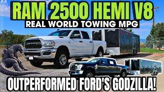 RAM 2500 HEMI ZF 8 Speed Towing Up 6% Grade With Real World MPG: This Out Towed The Ford 7.3L Gas V8