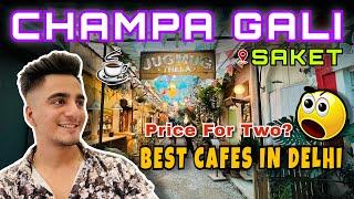 Champa Gali Saket Delhi| Places To Visit In Delhi | Best Cafes In Delhi