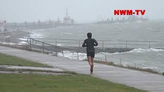 2020 08 26 Hooksiel Wilhemshaven Stuermische Nordsee NWM TV