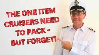 Cruise ship PACKING. One ESSENTIAL thing you MUST NOT forget for P&O Arvia.