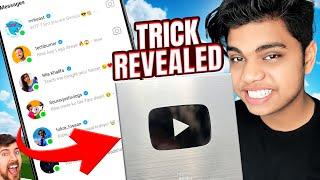 कैसे मिला 1000 SUBSCRIBERS पर SILVER PLAY BUTTON  | iRishu Silver Play Button Trick Revealed 