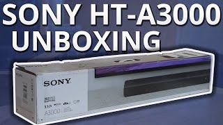 Sony HT-A3000 Unboxing - BRAND NEW 3.1ch Soundbar