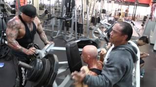 IFBB PRO CHRIS FAILDO AND PAUL WILK shoulders,triceps workout