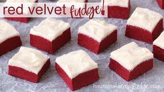 Red Velvet Fudge