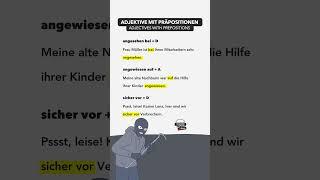 ADJEKTIVE MIT PRÄPOSITIONEN - adjectives with preposition - [Deutsch lernen durch Hören] @DldH