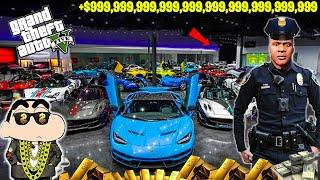 Franklin & Shinchan COLLECT BILLIONAIRE CAR FOR Showroom In GTA5 (Part12)|| SumitOP