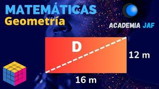 Calcular Diagonal de un rectángulo conociendo sus lados