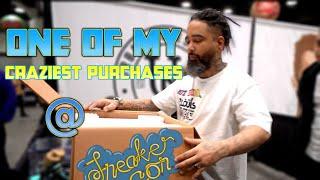 Buying the most expensive sneaker we have ever purchased. (Sneakercon Vancouver. So much heat!)