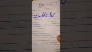 ️basics english cursive writing/english cursive writing/beautiful handwriting #handwriting #writing