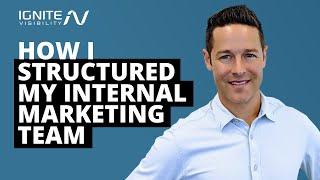 How I Structured My Internal Marketing Team