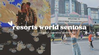 RESORTS WORLD SENTOSA SINGAPORE 2023 (van gogh, universal studios & a lot more! | Angel Dei