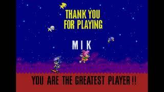 Sonic CD - Thank You For Playing (Windows, 1996)