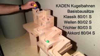 KADEN KUGELBAHNEN Basisbaukästen 80/01, 02, 03, 04