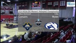 NCAA Tournament Volleyball: Colby v UMass Dartmouth