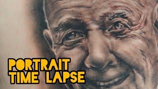 Portrait Tattoo Time Lapse - P Hughes Tattoo