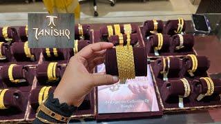 First time pure 24kt gold bangle Akshaya Tritiya special Tanishq gold bangle 22kt and 24kt bangle