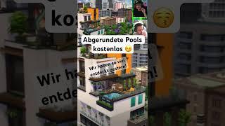 Abgerundete Pools als kostenloses Die Sims 4 Spielupdate  #sims4 #sims4pool #shorts #thesims4