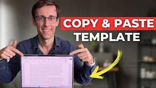 How to easily write a research paper introduction WITHOUT AI (copy & paste template)