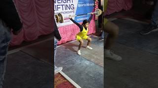 10 year girl / Snatch-33kg #shorts #shortsvideo #motivation  #weighlifting