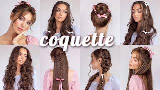 6 HEATLESS holiday hairstyles  #coquette aesthetic 