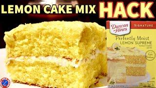 The BEST Lemon Cake Mix HACK!!! | Just LIKE HOMEMADE!!!