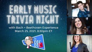 Early Music Trivia Night with Bach + Beethoven Ensemble - Gaelic Music Edition!