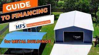 Guide to Financing a Metal Building | Home Improvement Loans | WolfSteel Buildings