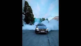 Mercedes AMG Burning Tires With Smokey Burnout #shorts #mercedes #supercar #carslover #luxurycar