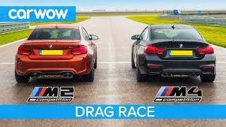 BMW M2 Comp vs M4 Comp - DRAG RACE, ROLLING RACE, TRACK BATTLE and DRIFT OFF