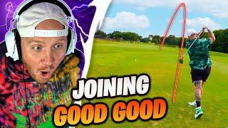 GOOD GOOD X TIMTHETATMAN GOLF HIGHLIGHTS! (REACTION)