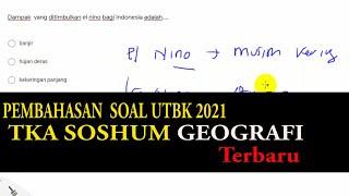 Pembahasan soal UTBK Soshum Geografi 2021