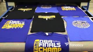 WATCH: Golden State Warriors 2017 NBA Finals Championship Gear Hits Production