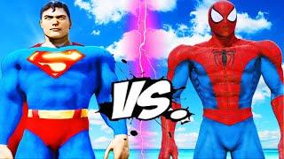 SUPERMAN VS SPIDERMAN - EPIC BATTLE