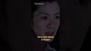 Crouching Tiger Hidden Dragon - Trained By Wudan (Michelle Yeoh, Zhang Ziyi #shorts #short )