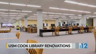 Major renovation of USM’s Cook Library nearing completion