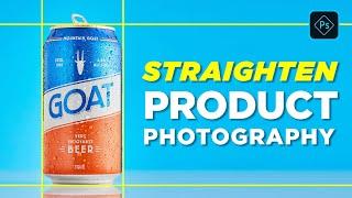 Straighten Product Photography - Photoshop