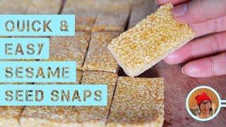 Quick & Easy Sesame Seed Snaps