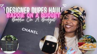 DESIGNER DUPES HAUL | BADDIE ON A BUDGET ft. FASHIONPLUG