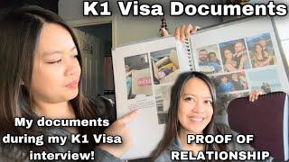 K1 Visa Documents Proof of Relationship | What i brought during my interview! | K1 Visa Approved