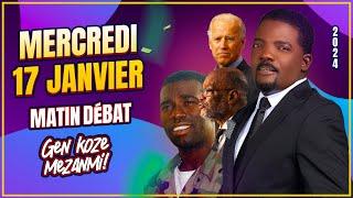 EMISSION MATIN DEBAT ( 17 JANVIER 2024 ) Radio Télé Éclair