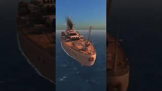 Battle of Warships In Game vs. In Real Life (FS SUPER ALSACE ) #battleofwarships