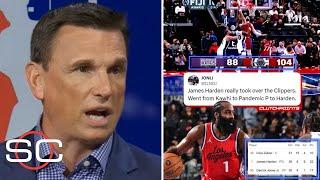 ESPN reacts to Clippers beat Kings for 4th win in a row & 1st NBA Cup victory; James Harden: 22 Pts