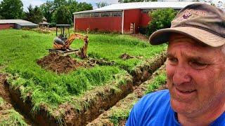 Draining the Winter Pasture Begins - The Big Dig Part 2