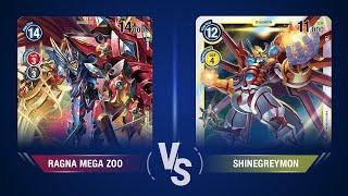 Mega Zoo VS Blue Shinegreymon - TrueChampionSteven