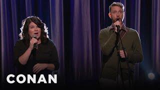 Drennon Davis & Karen Kilgariff Perform “The High Song” | CONAN on TBS