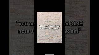 Does your professor allow cheat sheets? #college #finalexam #finalexams #cheatsheet #cheating
