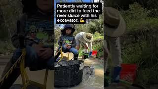 Kid Excavator GOLD RUSH! ️ Finn’s diggin’ for gold #goldrush #gold #fatherson #australia #goldfever