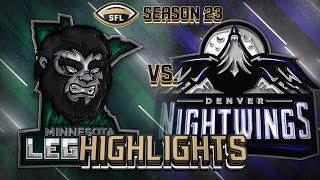 SFL HIGHLIGHTS: Season 23, Week 7 - Minnesota @ Denver